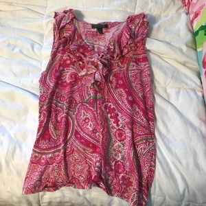 Ralph Lauren pink tank top