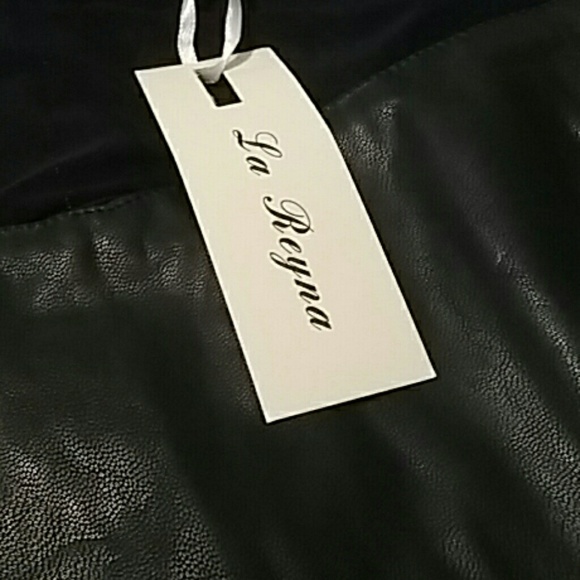 NWT PU Leather and Mesh Minidress/ Tunic - Picture 3 of 3