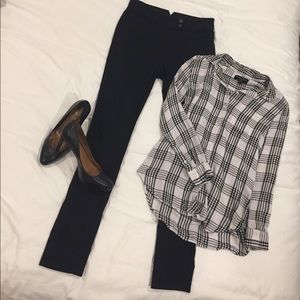 Lisli high-waisted skinny "riding" pant.