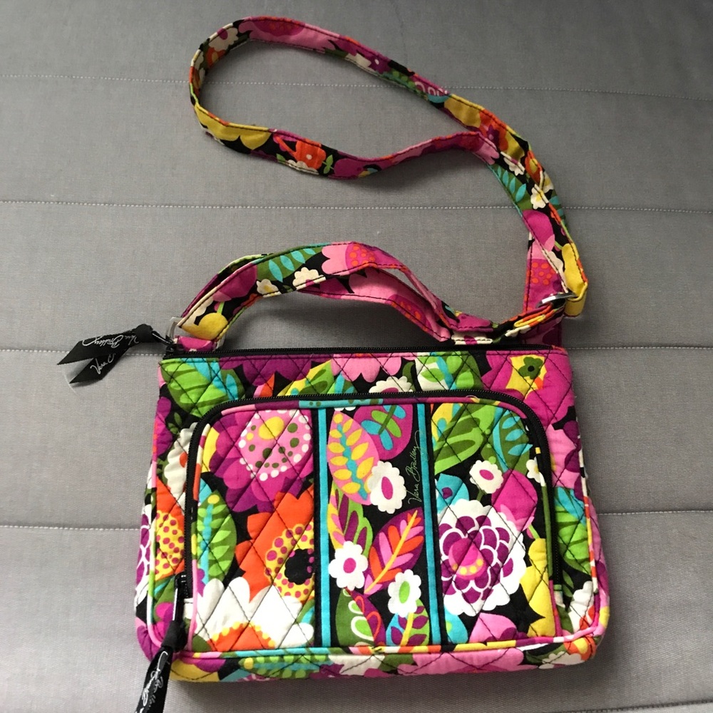 Vera Bradley va va bloom cross body purse