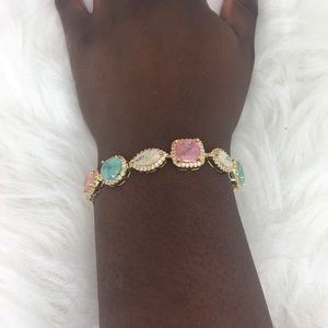 Elegant Jewel Embedded Bracelet