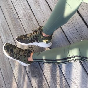 Green Adidas Climate Work Out Pants