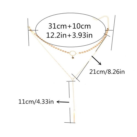 4 LEFT ⭐️HOST PICK⭐️ •Layered Choker Necklace• - Picture 4 of 4