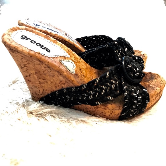 🔥Cork Wedge Sandals - Picture 4 of 6