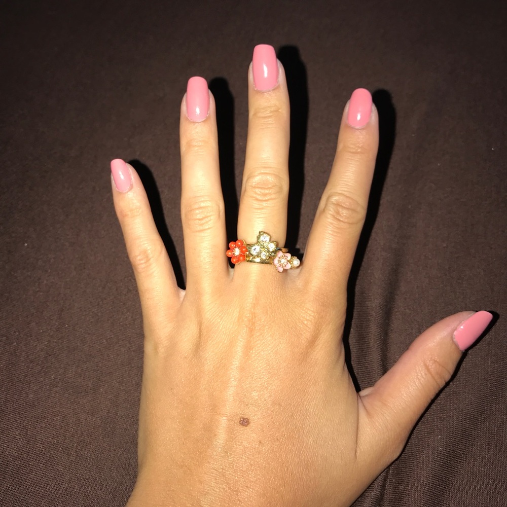 Juicy Couture Stackable Flower Ring