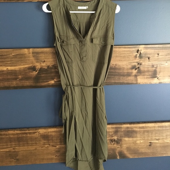 Army green dress - Picture 1 of 2