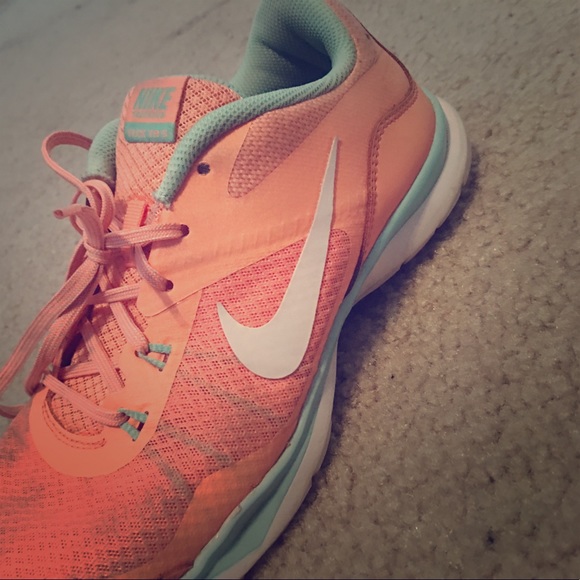 Nike Shoes - Neon orange nikes