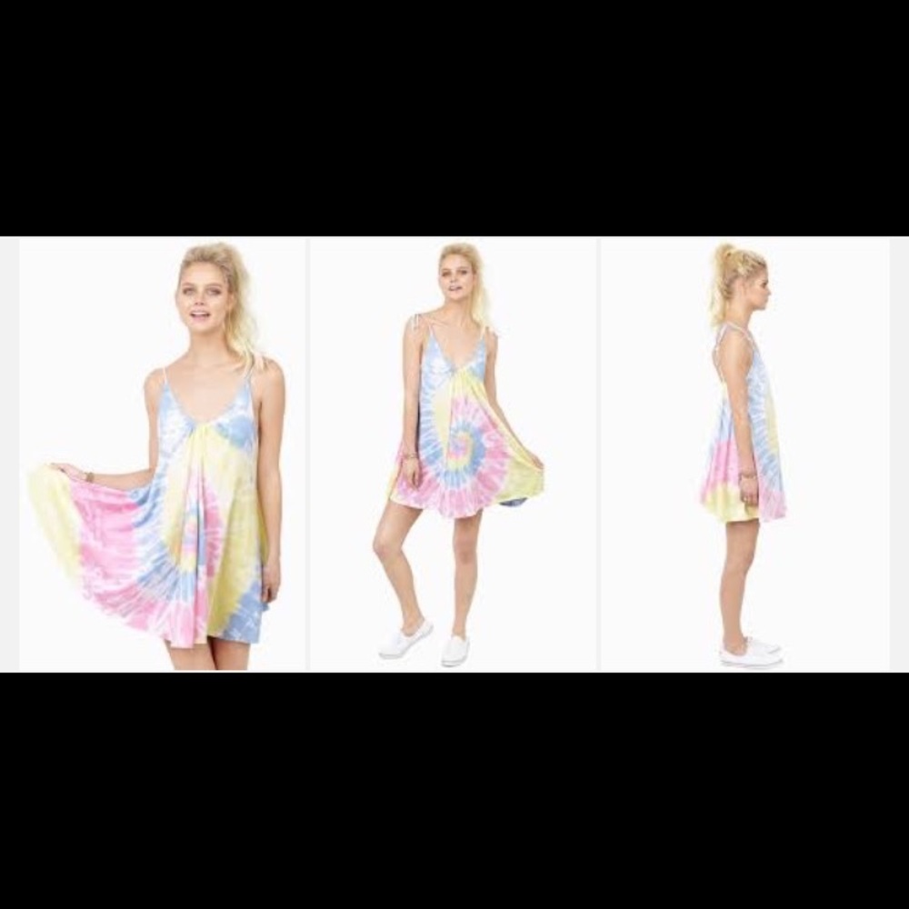 Tie dye sun dress/beach cover up