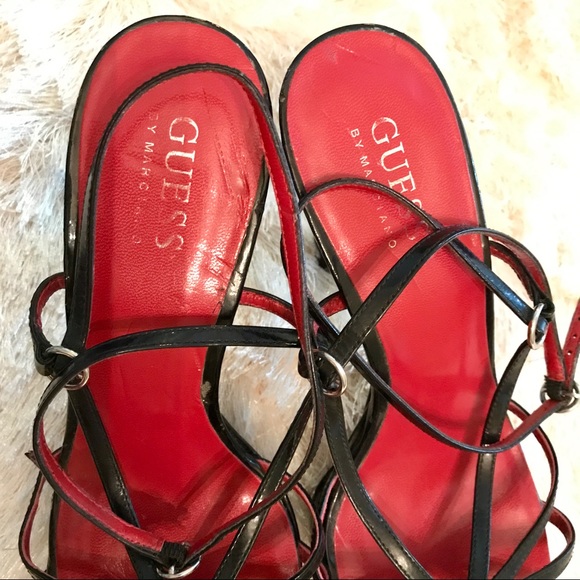 🔥Guess Marciano Strappy Leather Stilettos - Picture 4 of 8