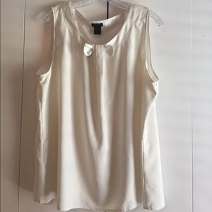 Ann Taylor Cream Shell Top