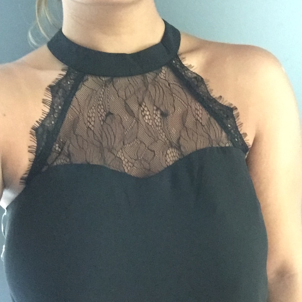 Tobi black flowy dress