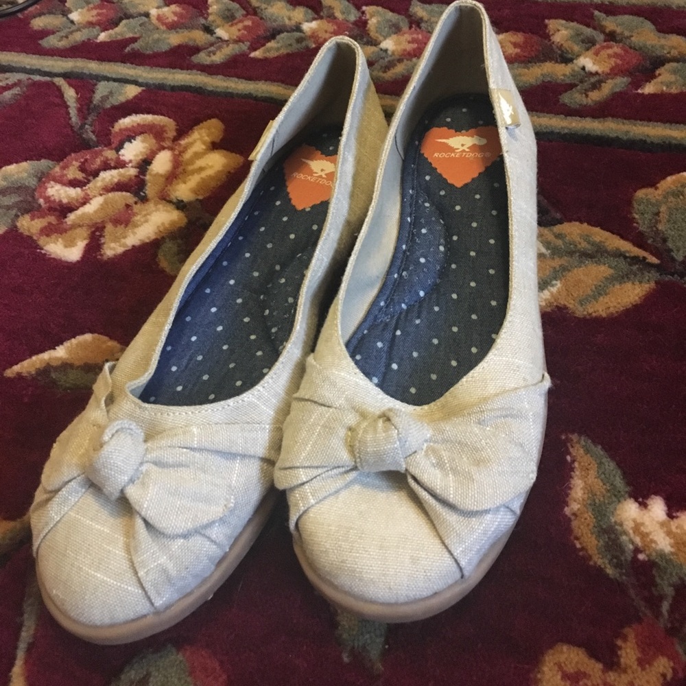 Cream Rocket Dog flats