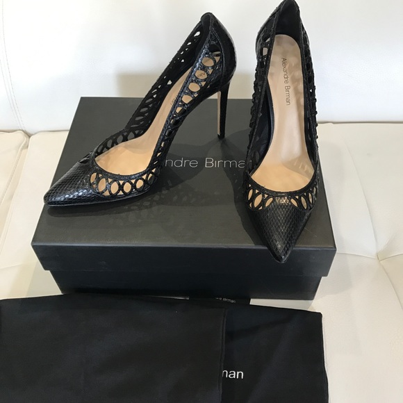 Brand new Alexandre Birman Laser-cut Python Pumps - Picture 5 of 8