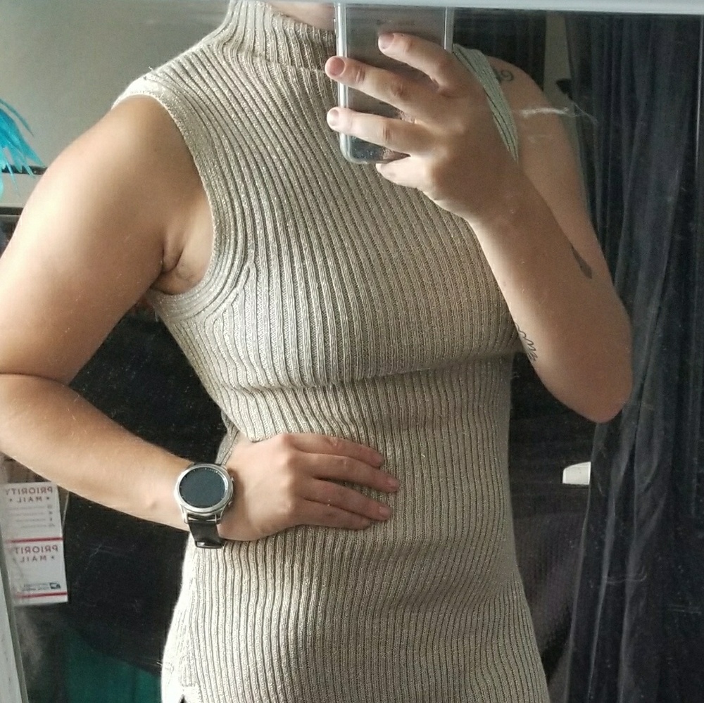 Gold glitter versona tunic