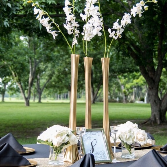 Custom gold Eiffel Vase! - Picture 1 of 1