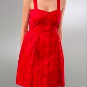 Marc Jacobs semi formal red dress