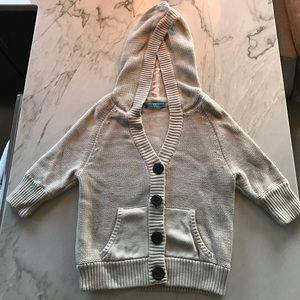 Alice and Olivia cable knit hoodie size XS