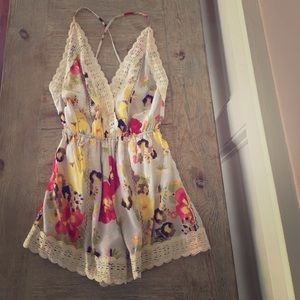 Adorable floral romper