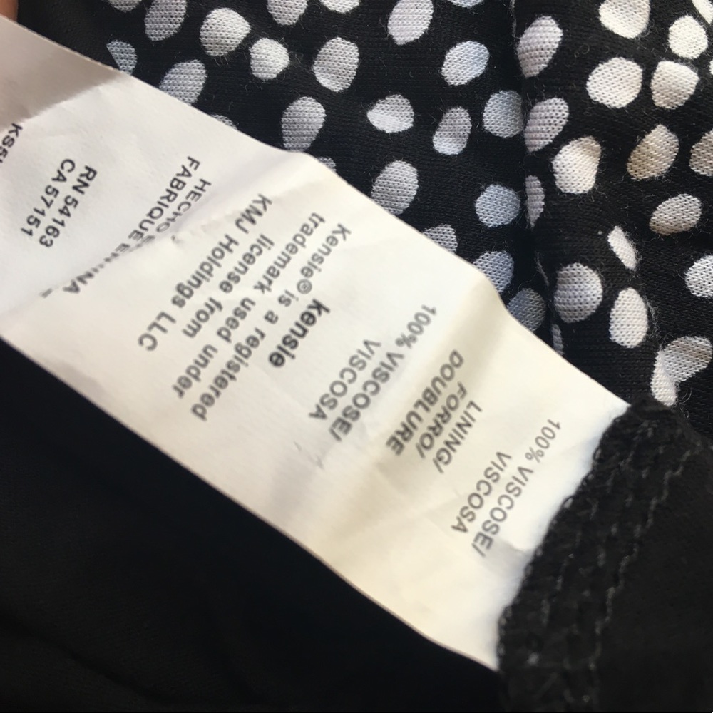 NWT Kensie Polka Dot Maxi Dress - Picture 4 of 5