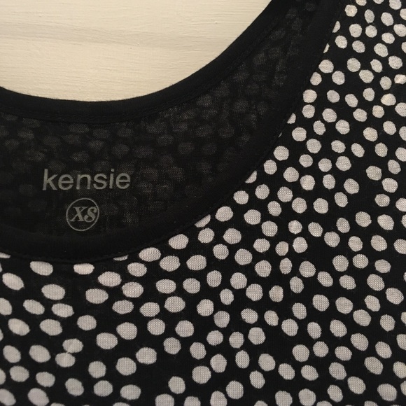 NWT Kensie Polka Dot Maxi Dress - Picture 3 of 5