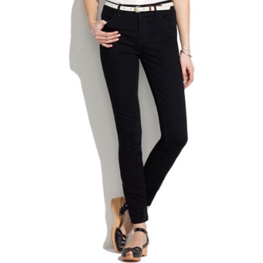 Madewell Skinny Skinny Ankle High Riser in black