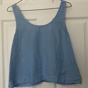Blue Denim Tank Top