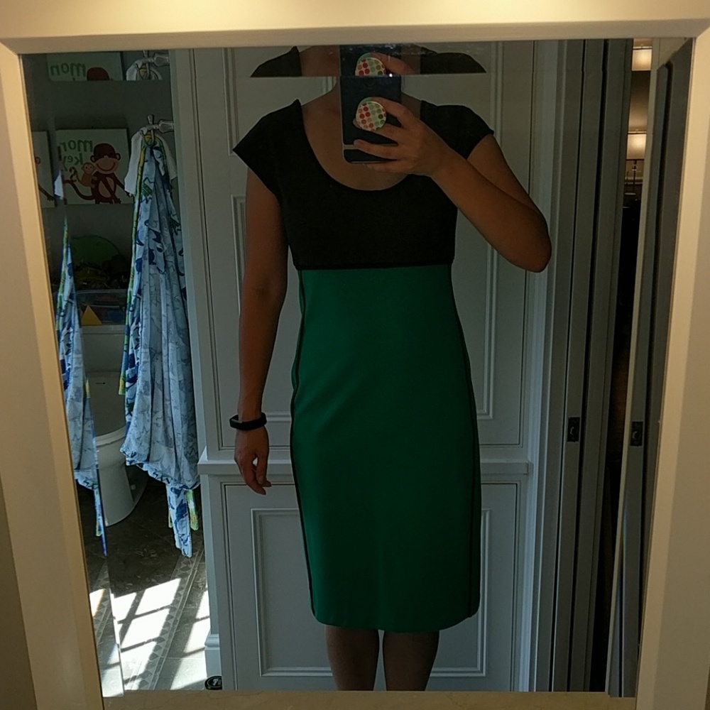 Narcisco Rodriguez for Design Nation green sheath
