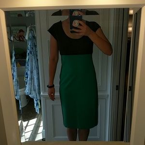 Narcisco Rodriguez for Design Nation green sheath