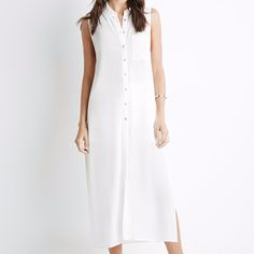 High-slit Shirt Drees FOREVER21