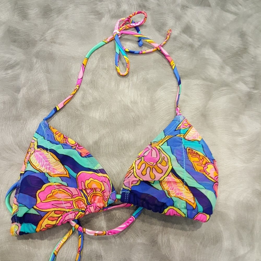 Shirred up slide bra
