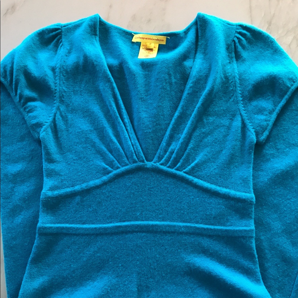 Catherine Malandrino cashmere sweater dress