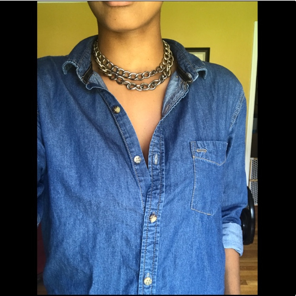 Gold/Silver Double Chain Necklace