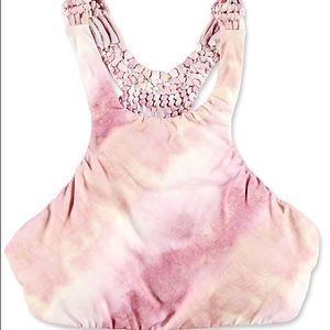 Billabong today's vibe high neck bikini top sz L