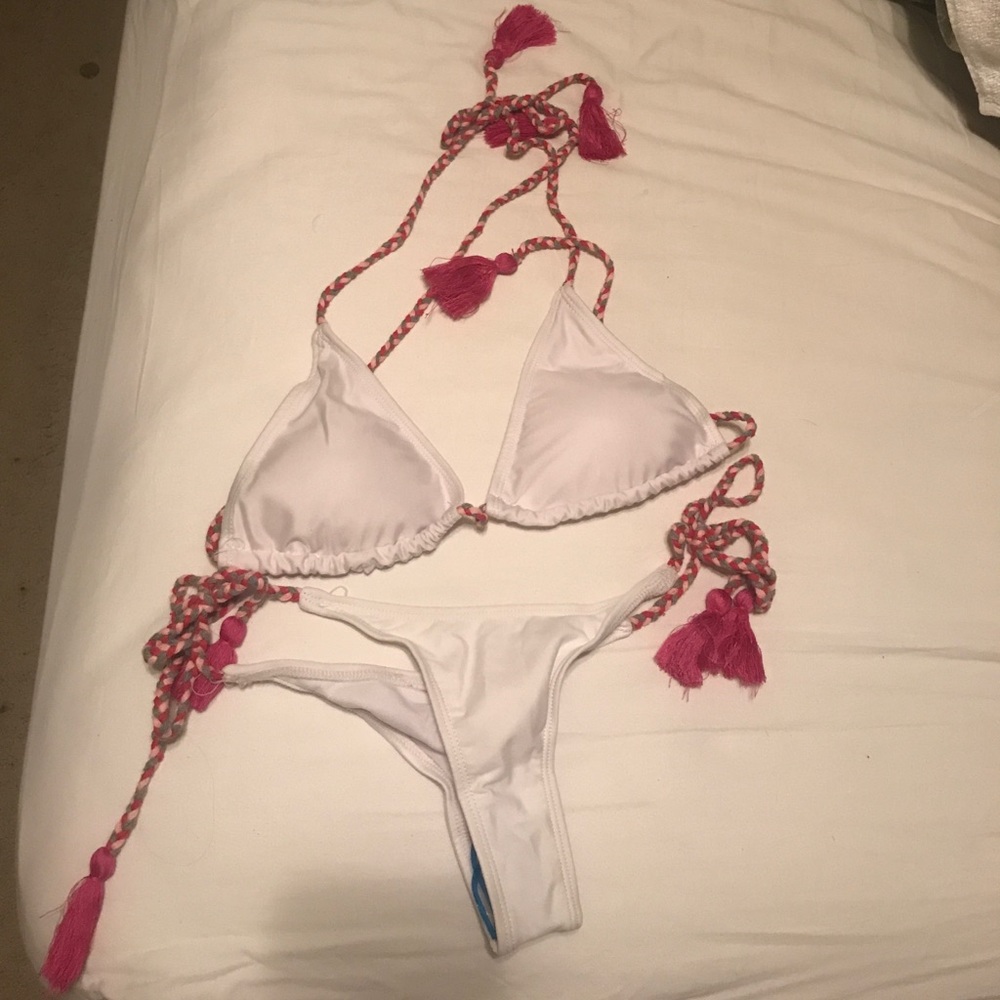 White Thong Swimsuit