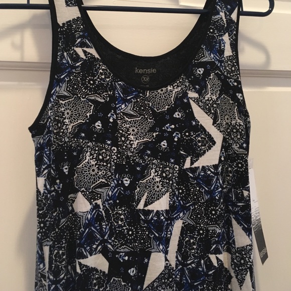 NWT Kensie Patterned Maxi Dress - Picture 3 of 5