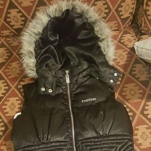 Black Bebe vest