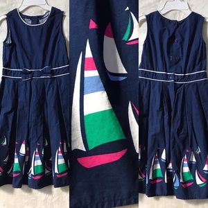 Navy Blue Sailboat Dress