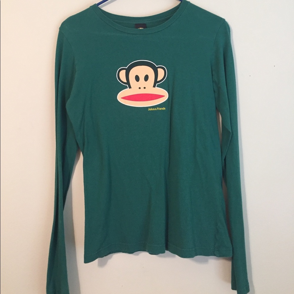 Vintage Julius & Friends (Paul Frank) green shirt