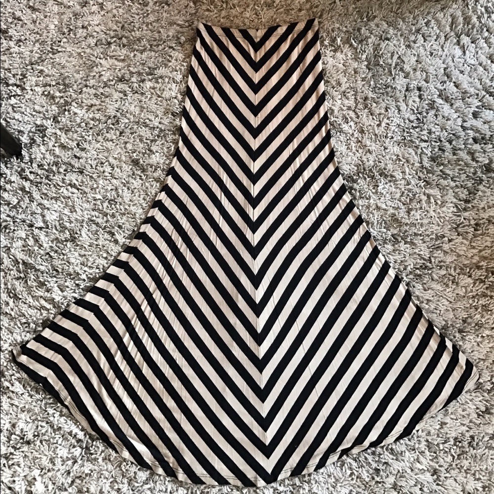 Striped maxi skirt size XS