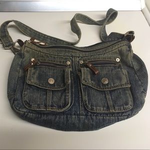 Vintage 80s Denim Purse purse. Great condition