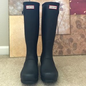 Hunter tall rain boots