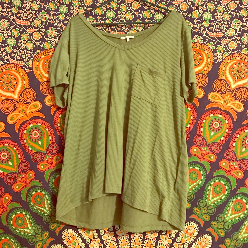 Comfy and Cute Olive Tee