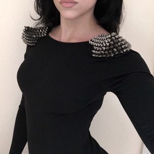 Asos black long sleeve bodysuit