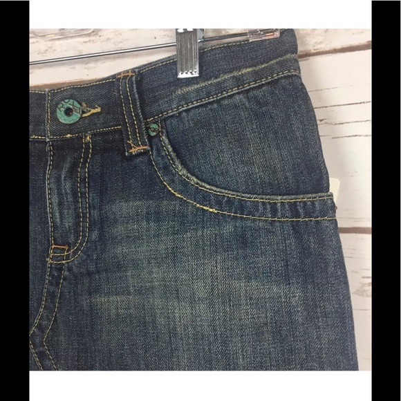 NEW Roxy Women's Distressed Denim Mini Skirt Sz 5 - Picture 4 of 8