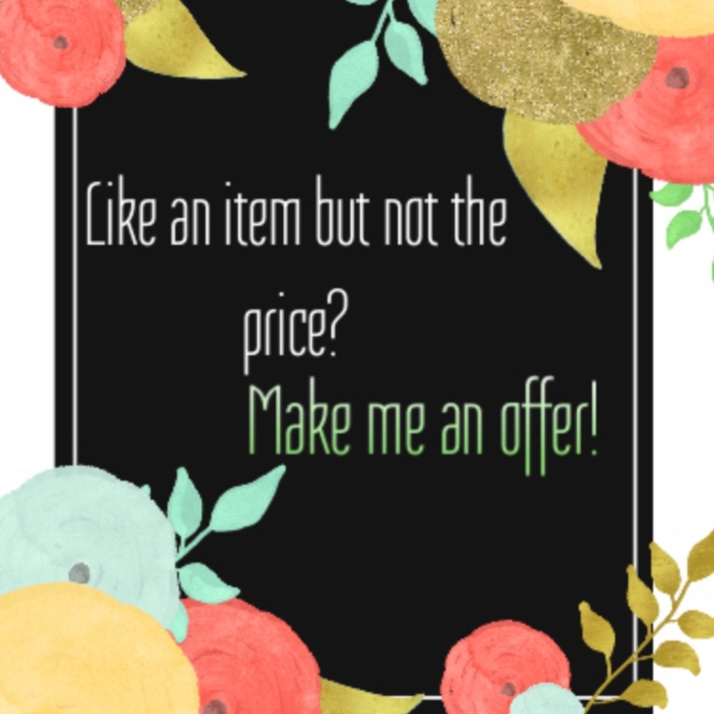 Reasonable offers welcome!