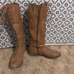 Lace Up Riding Boots