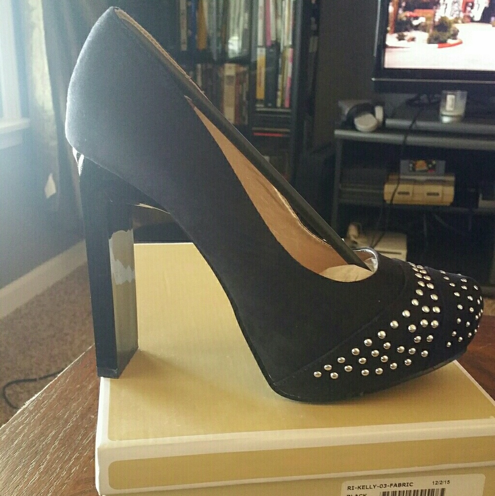 Studded high heels