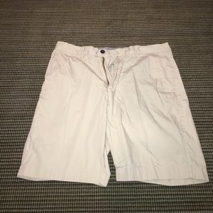 J. Crew light khaki shorts. waist 33
