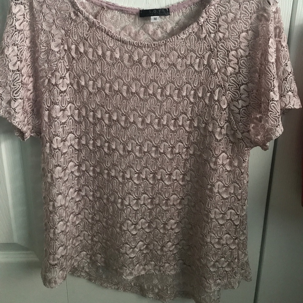 Rose gold blouse