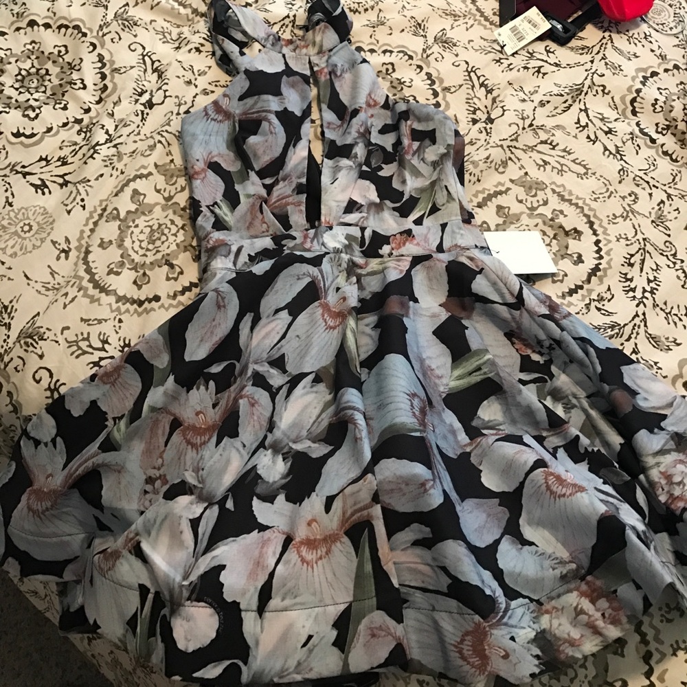 NWT Floral print cocktail dress